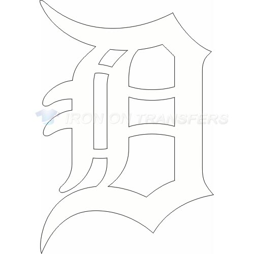 Detroit Tigers Iron-on Stickers (Heat Transfers)NO.1578